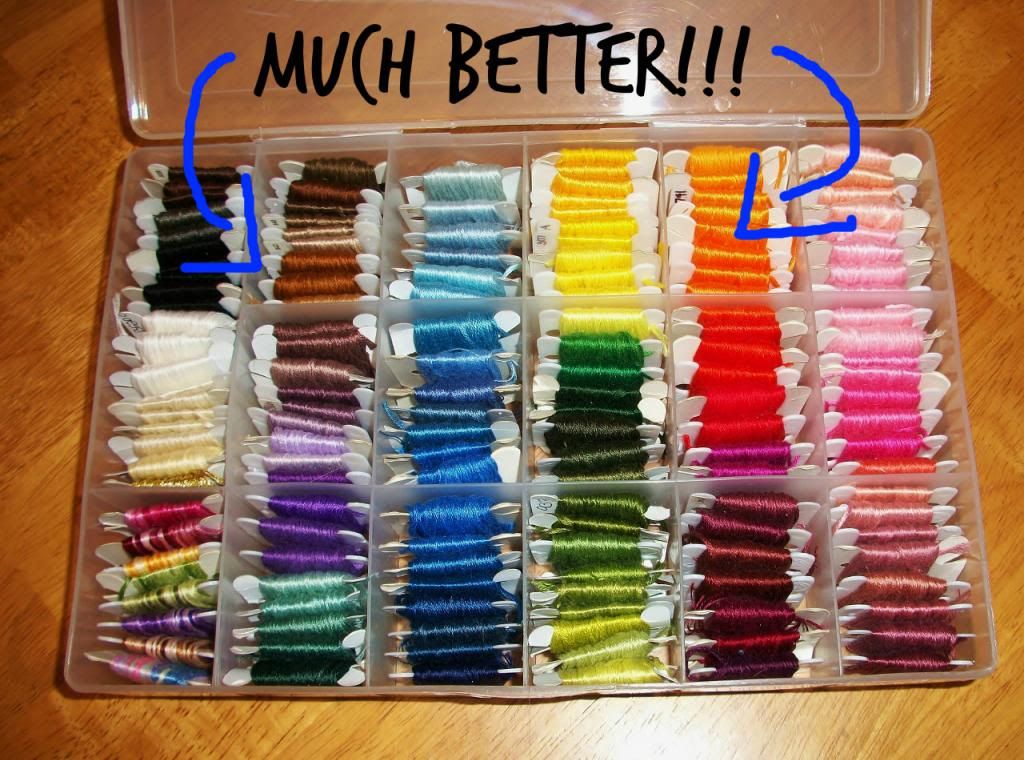 I Heart Crafting How to Organize Embroidery Floss Thread